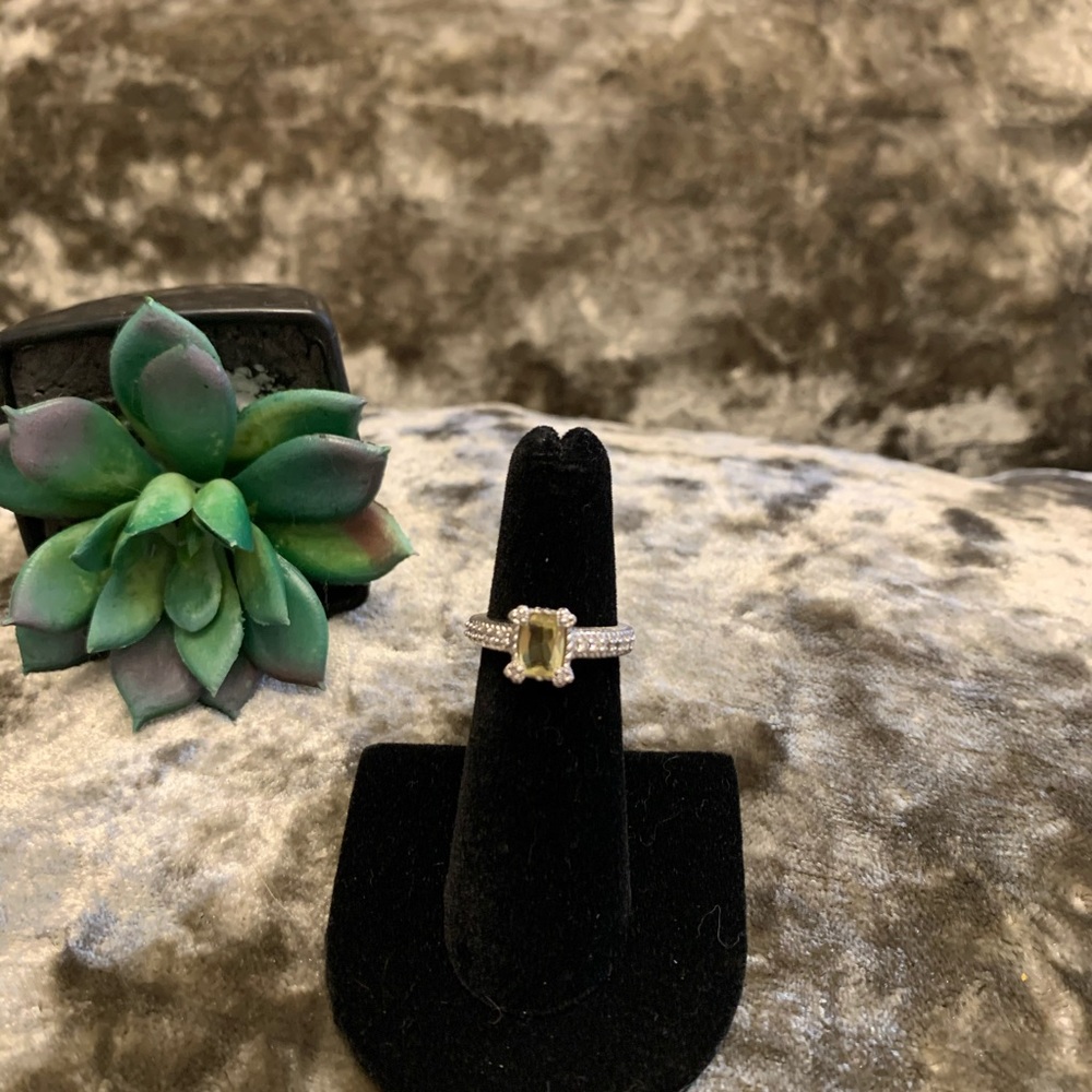 Judith Ripka Citrine Statement Ring - image 3